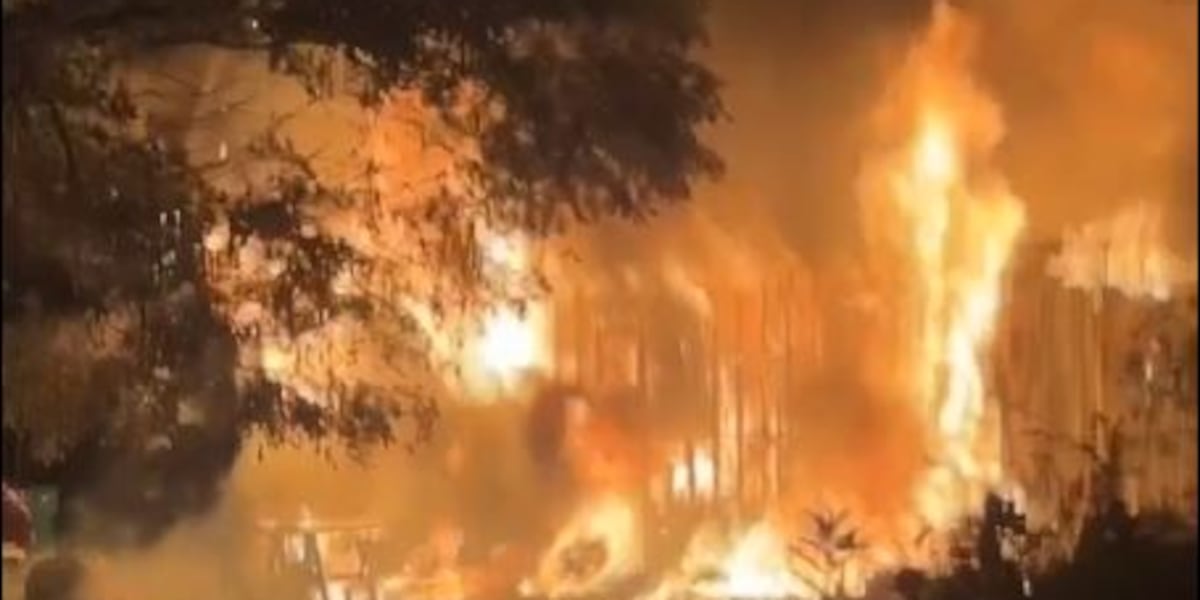 Home lost to fire in Sunday night blaze