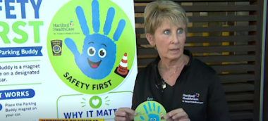News 12 | Brooklyn | St Vincents Medical Center Introduces Parking Buddy For National Night Out
