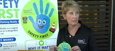 News 12 | Brooklyn | St Vincents Medical Center Introduces Parking Buddy For National Night Out