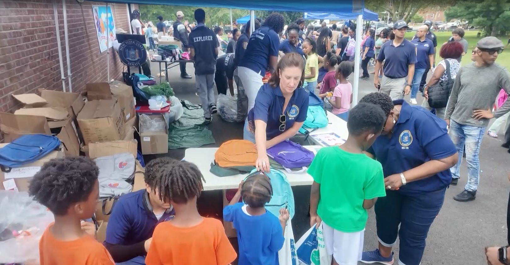 News 12 | Brooklyn | Families Gather In Canarsie To Receive Resources At Annual Back To School Event