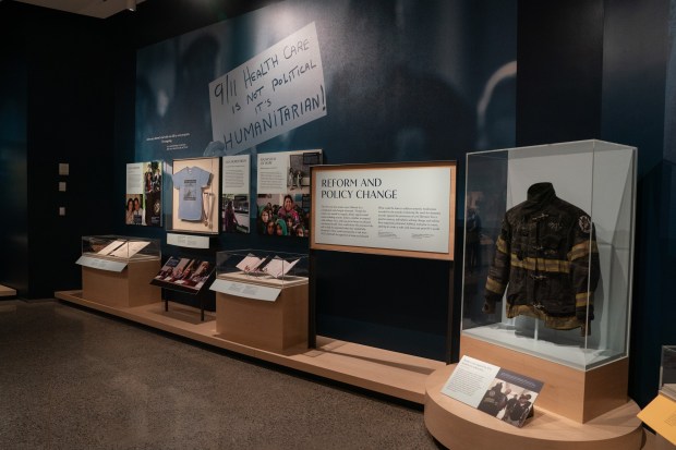 A new exhibit at The 9/11 Museum, "In Their Honor: 25 Years of 9/11 Inspired Service," is pictured Monday, Aug. 31, 2026, in Manhattan, New York. (Barry Williams/ New York Daily News)