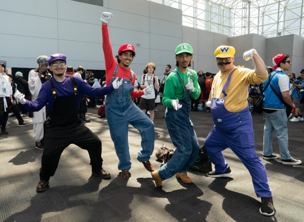 People enjoy Anime NYC 2026 at the Jacob Javits Center in Manhattan on Friday, Aug. 21, 2026, in New York City. (Barry Williams/ New York Daily News)