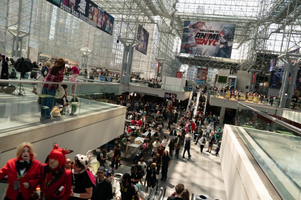 People enjoy Anime NYC 2026 at the Jacob Javits Center in Manhattan on Friday, Aug. 21, 2026, in New York City. (Barry Williams/ New York Daily News)