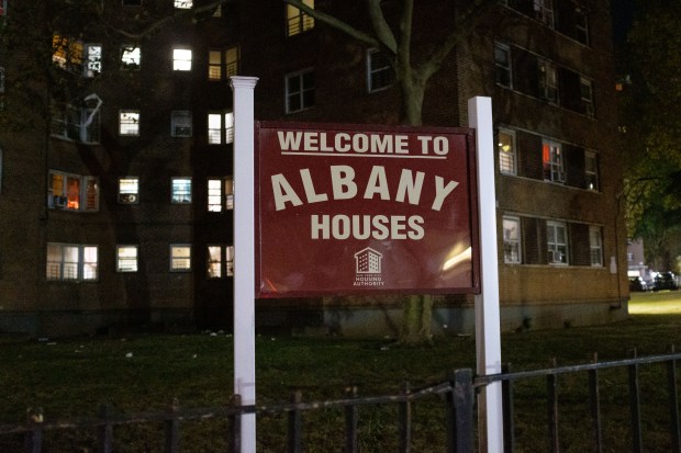 The NYCHA Albany Houses in Brooklyn.
