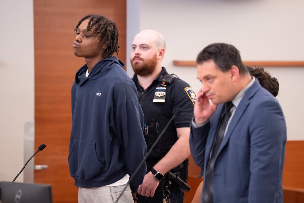 Chase Lackard appears in Bronx Supreme Court on Wednesday, Aug. 5, 2026, in New York City. (Barry Williams/ New York Daily News)