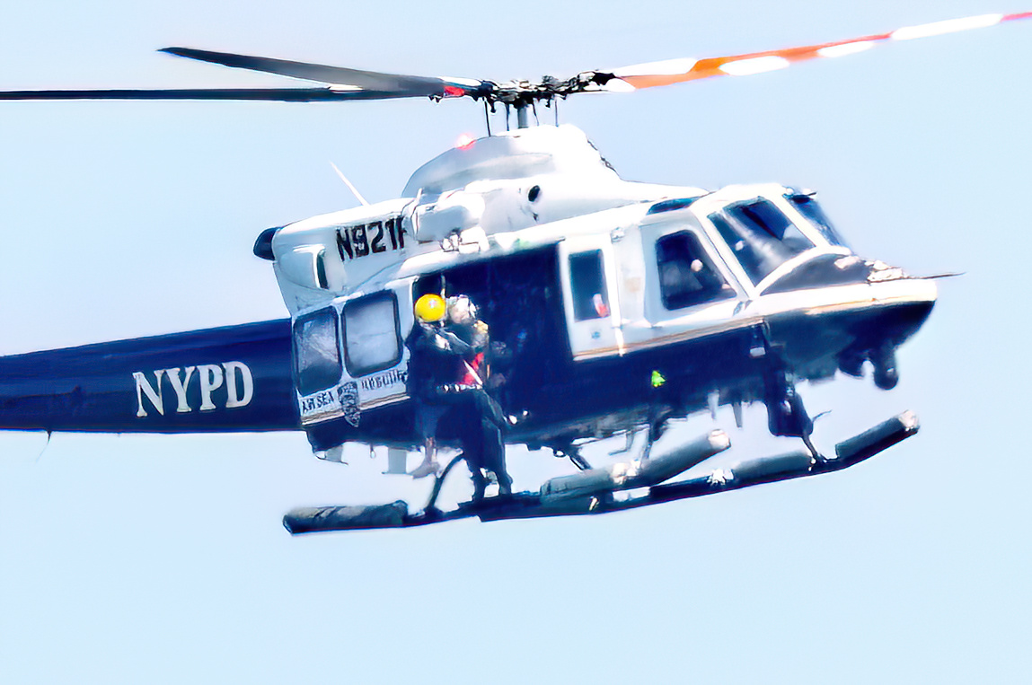 NYPD airlifts woman, 64, to safety after she’s lost in thick brush near Brooklyn beach