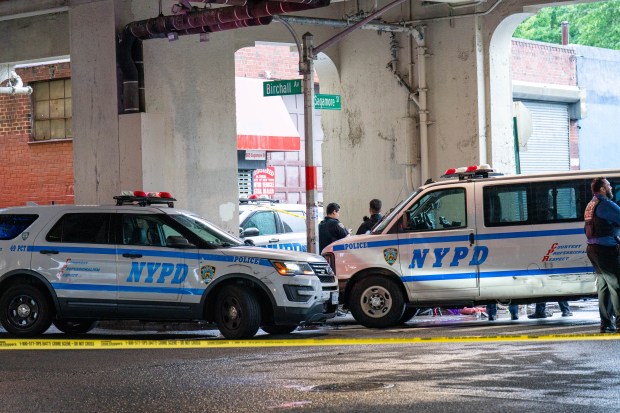 Police investigate after a 50-year-old man was fatally shot on Sagamore St. in Bronxdale on Monday morning.