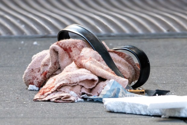 A man was shot multiple times inside an underground "after hours" club on W. 30th St. near 8th Ave. in Manhattan early Saturday, Aug. 8, 2026. (Theodore Parisienne / New York Daily News)
