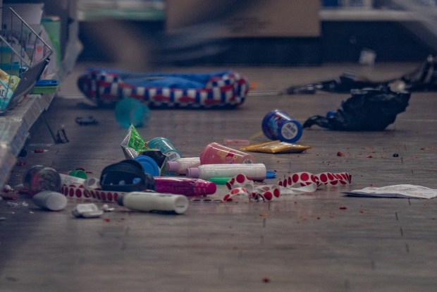 Multiple females were stabbed during a dispute inside a Dollar Tree on Van Siclen Ave. in Brooklyn on Wednesday, Aug. 19, 2026. (Theodore Parisienne / New York Daily News)
