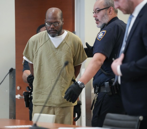 Convicted sex offender Stephen Charles appears in Bronx Supreme Court for an arraignment on multiple sex assault charges Thursday, Aug. 3, 2026, in the Bronx. (Barry Williams/ New York Daily News)