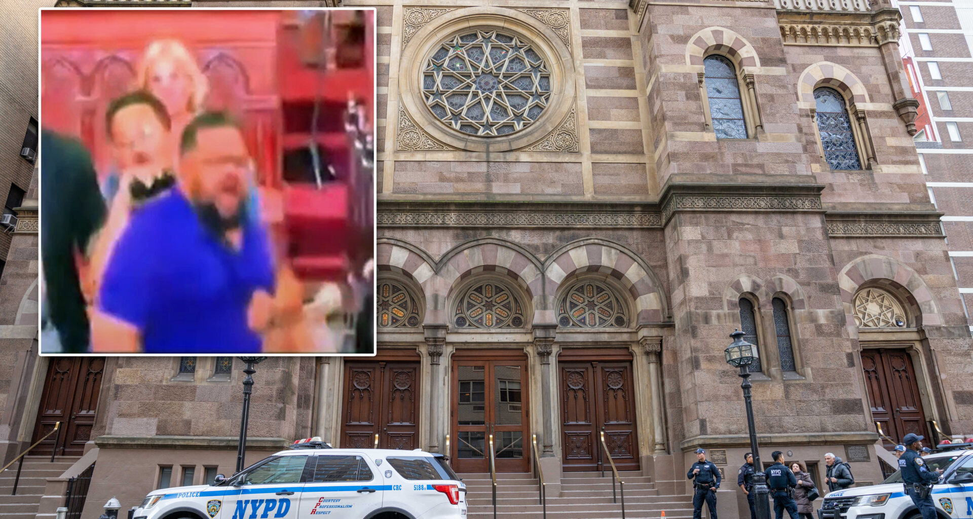 Man who disrupted NYC synagogue service, attacking two, arrested on hate crime charges: NYPD