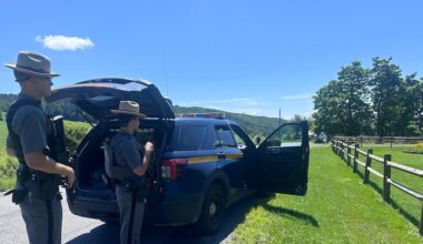 County road shut down for police activity near Deposit