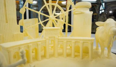 Butter sculpture