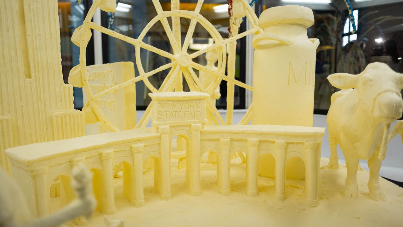 Butter sculpture