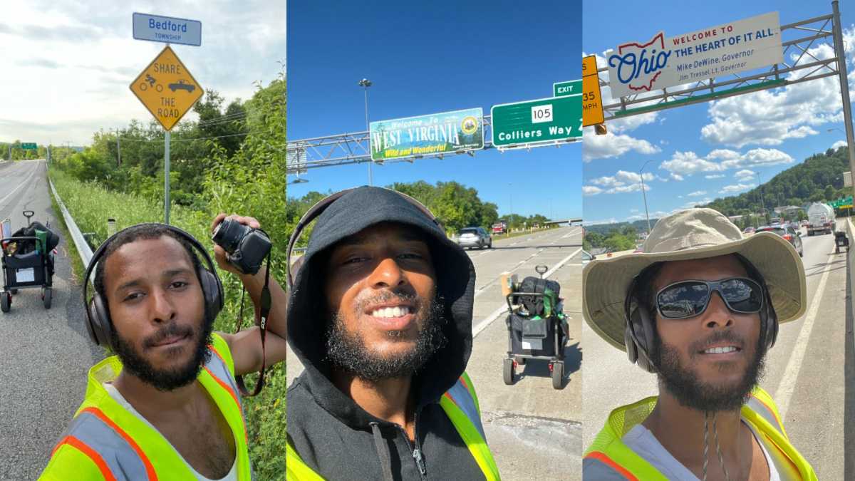 ‘Be more free, be more adventurous’: Meet Chantz Rivera, the man walking from the Bronx to San Francisco – Bronx Times