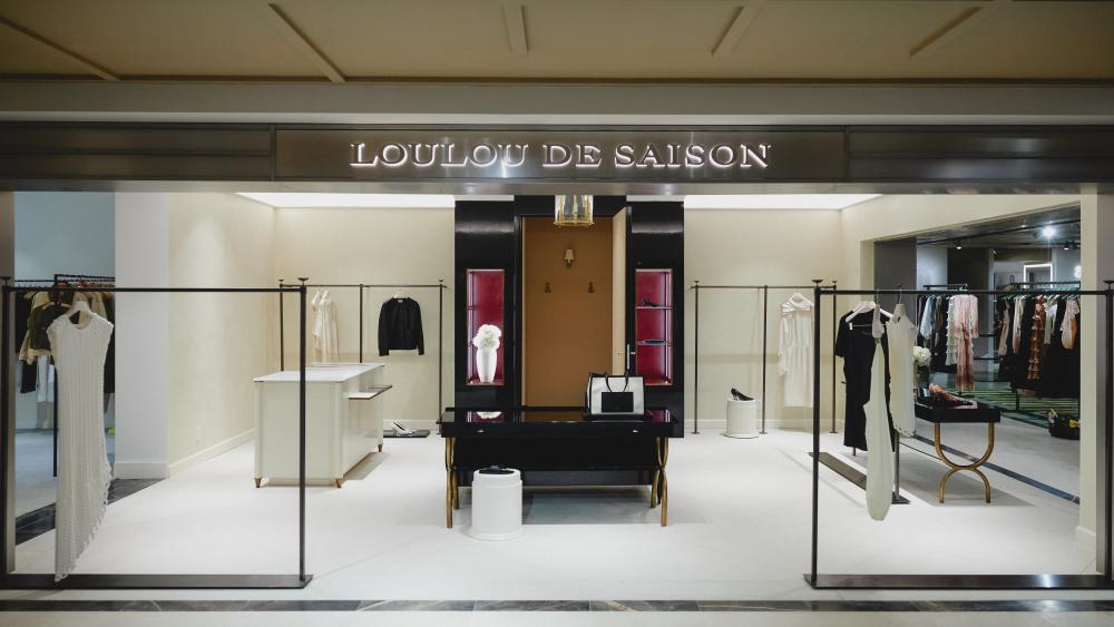 The Loulou de Saison corner at Bloomingdale’s flagship department store on 59th Street in New York City
