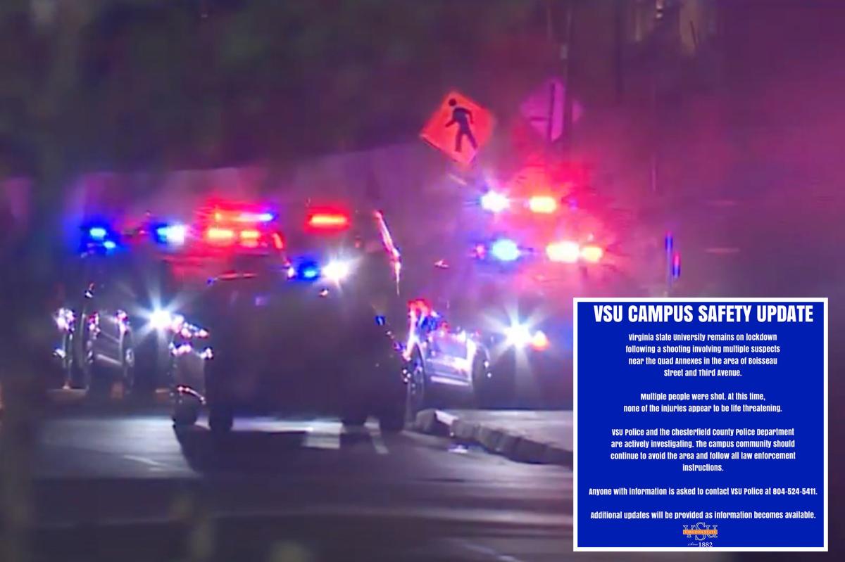 Mass shooting at Virginia State University leaves several wounded, puts campus on lockdown