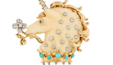 Sale of Verdura Brooch of Queen Elizabeth's Lady-in-Waiting