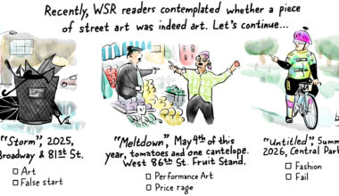WSR Cartoon: Everyone's a Critic on the Upper West Side
