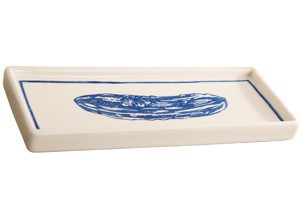 West Elm x Russ & Daughters Pickle Trinket Tray