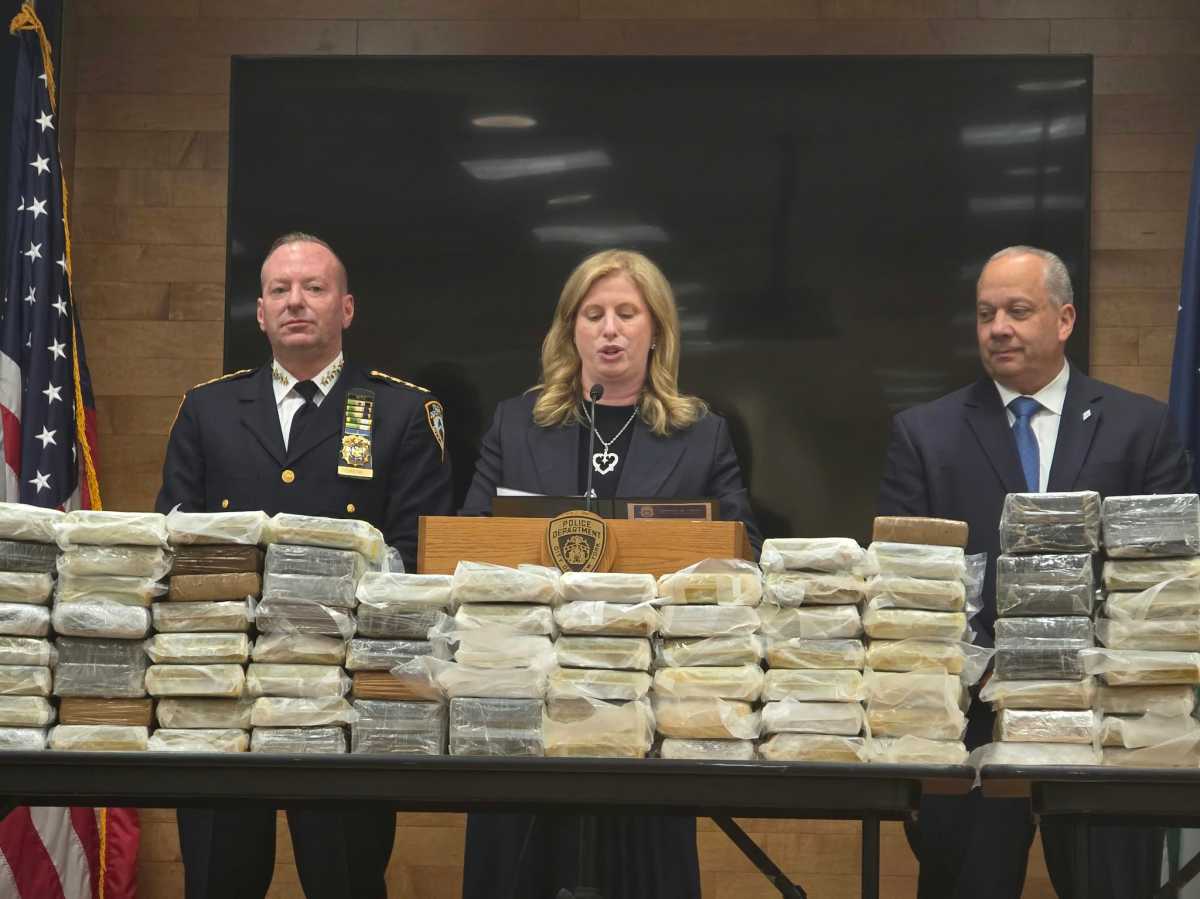 MASSIVE DRUG BUST: NYPD seizes more than 580 pounds of cocaine in Queens take-down, the largest in a decade
