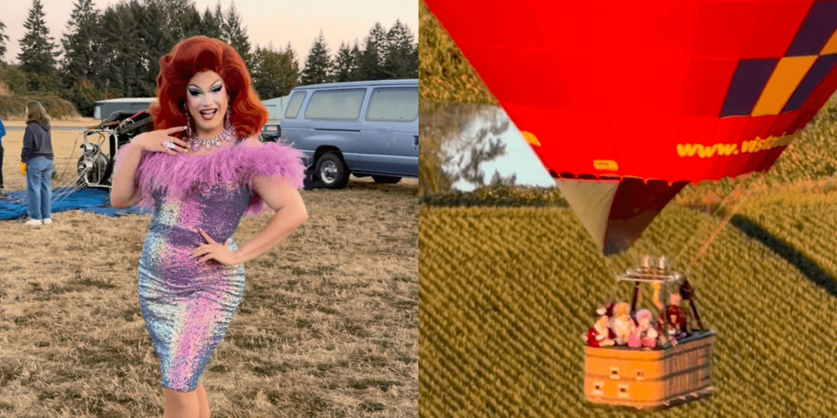 25 Drag Queens Break Hot Air Balloon World Record