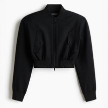 WARDROBE.NYC H&M Cropped Wool Bomber