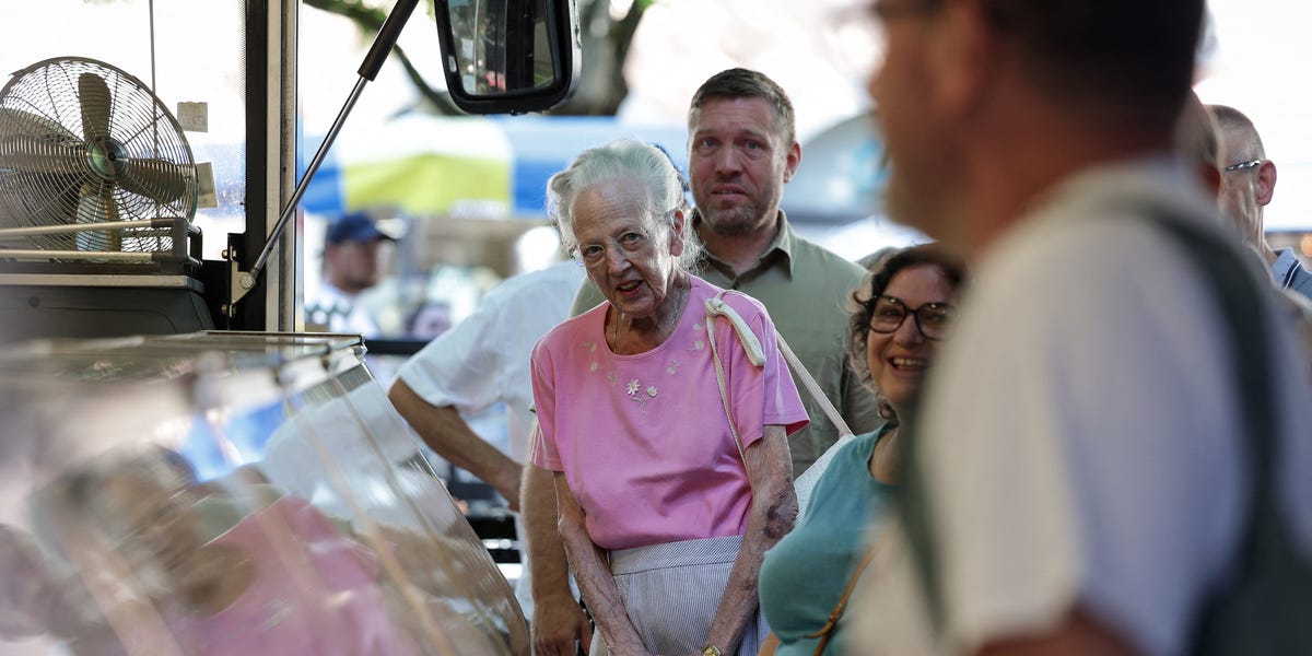 In Photos: Queen Margrethe of Denmark Makes a Low-Key Appearance at a Market in the South of France