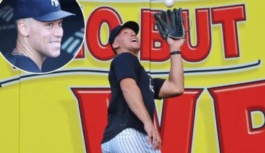 Aaron Judge takes batting practice in latest Yankees return guidepost