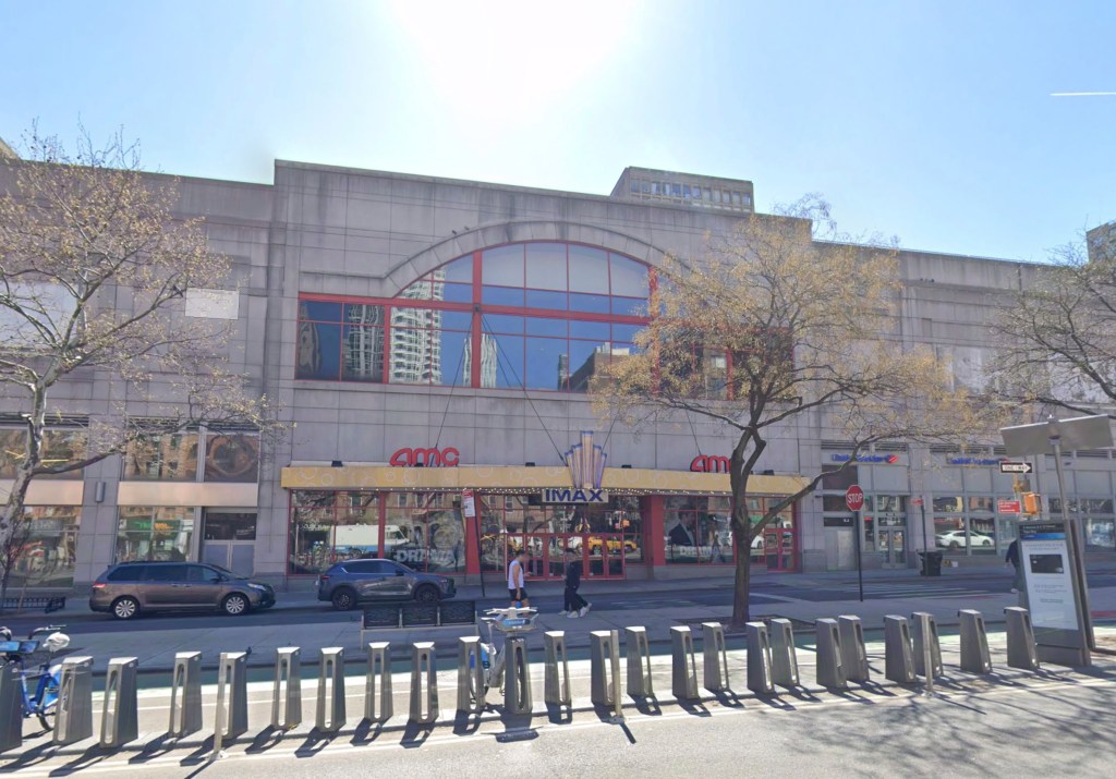 Exterior of an AMC theater in Manhattan's Kips Bay.