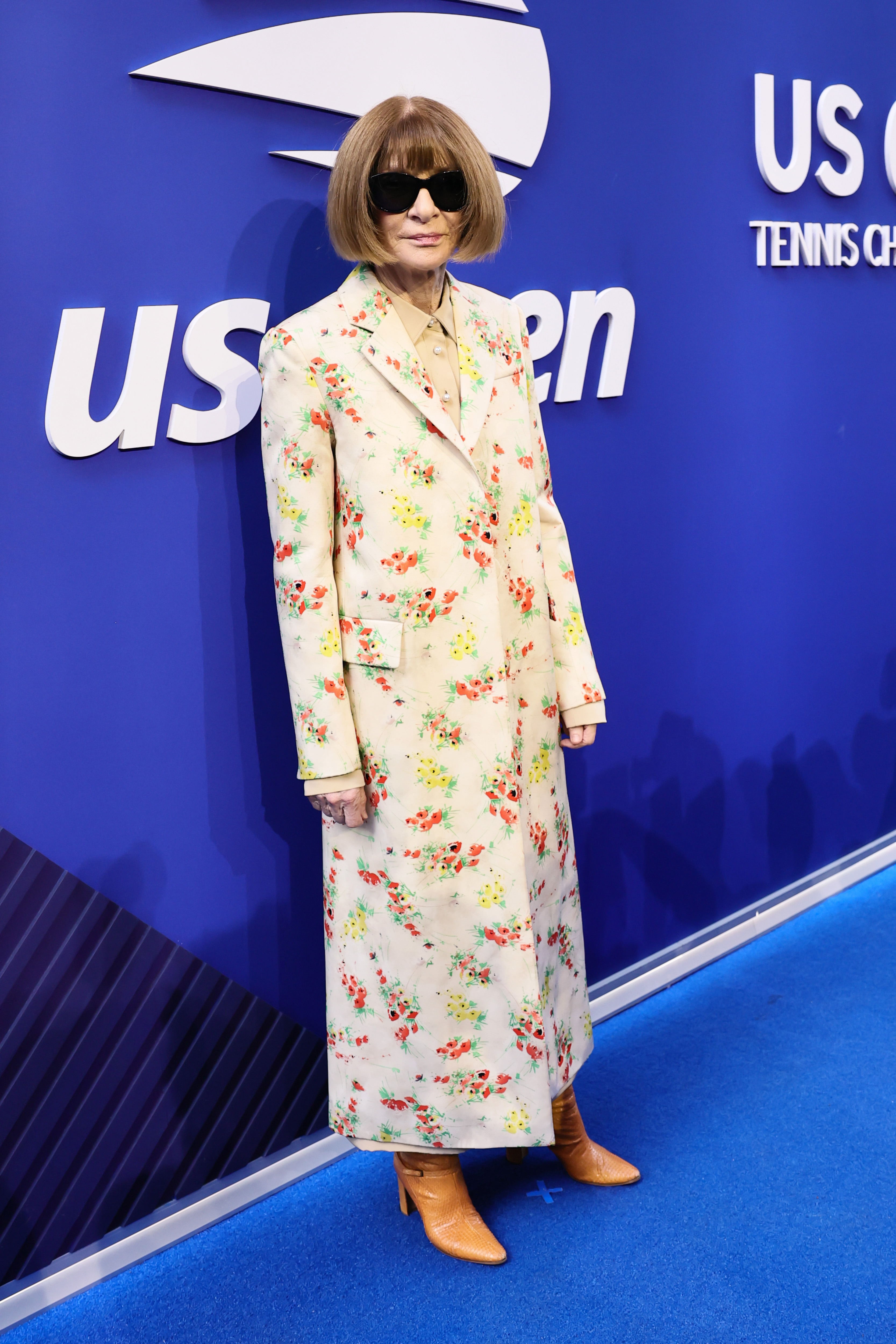 Anna Wintour, "Roger Federer: An Icon Returns To New York" US Open Exhibition Match