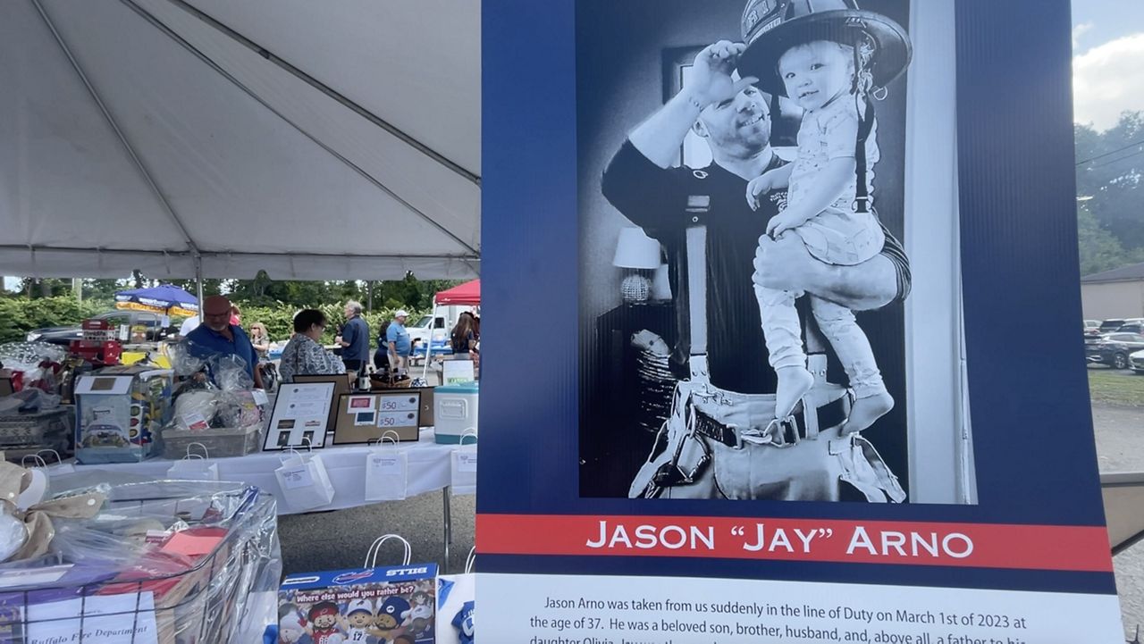 fallen Buffalo firefighter Jason Arno memorial