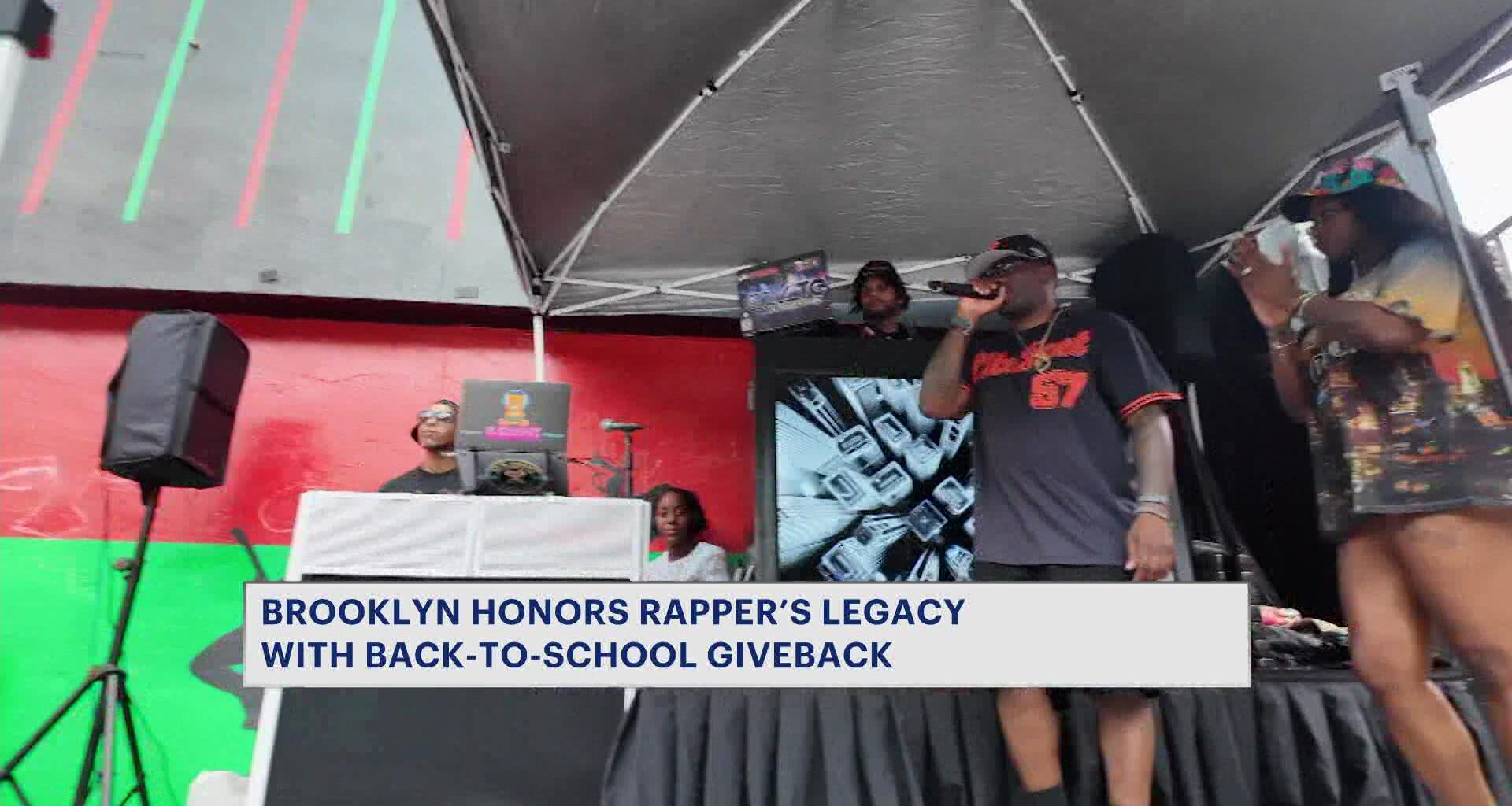 News 12 | Brooklyn | Late Rapper Hollywood Plays Legacy Lives On In Bed Stuy With 14th Annual Back To School Initiative