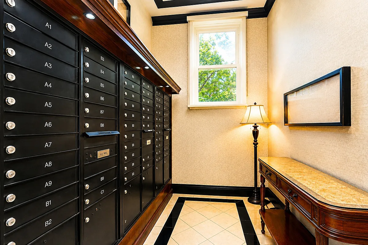 mailboxes off lobby