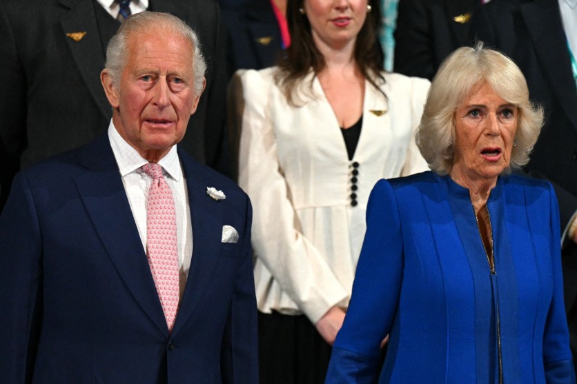 Britain's King Charles III Britain's Queen Camilla