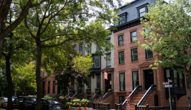 brick house with mansard roof