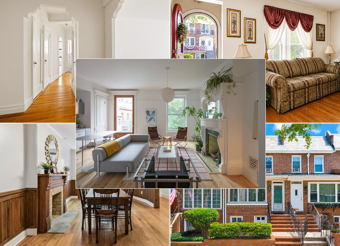 brooklyn listings - collage of brooklyn homes for sale