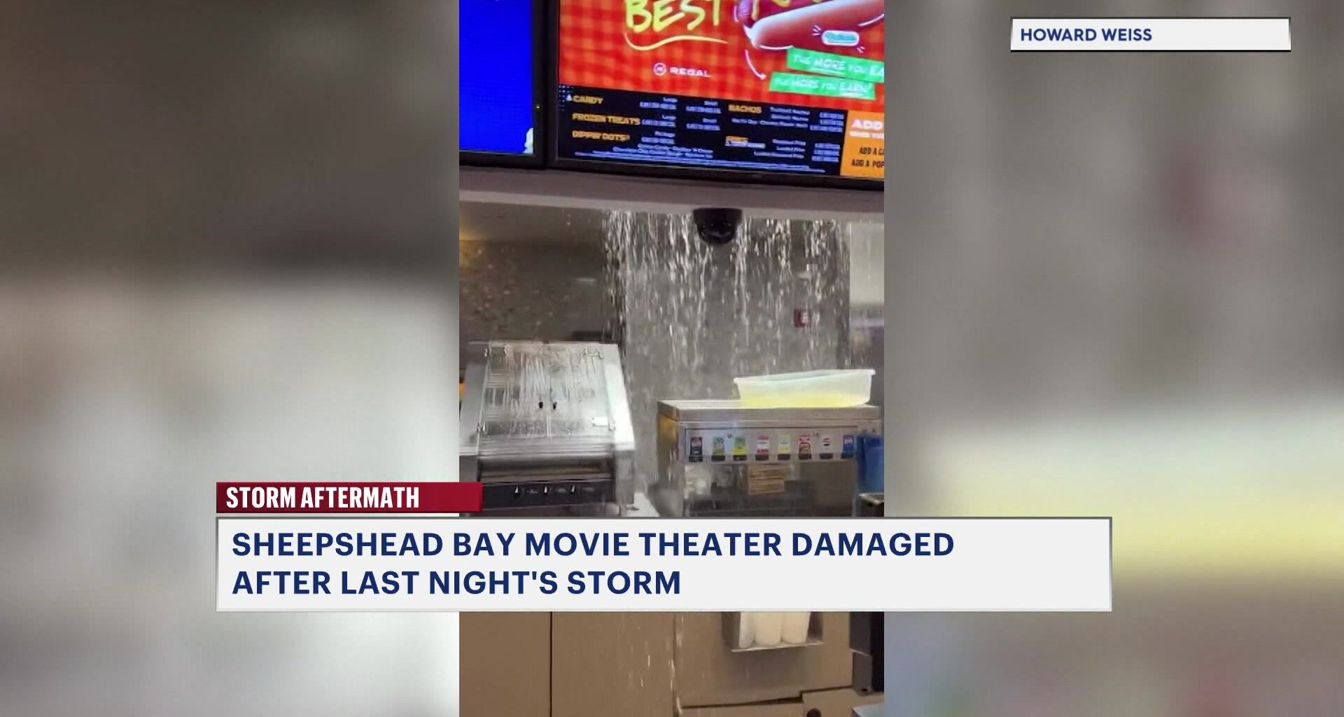 News 12 | Brooklyn | Moviegoers Caught Off Guard As Rain Leaks Into Brooklyn Theater