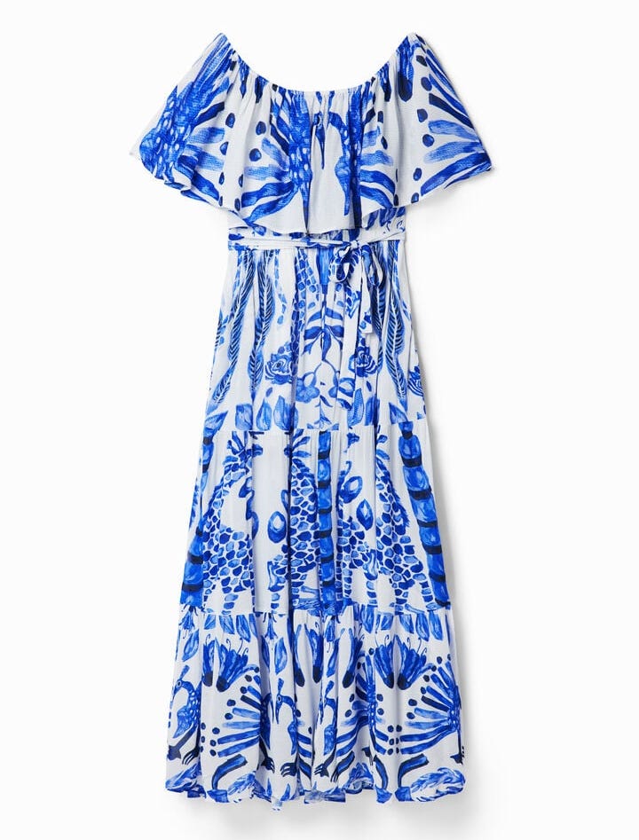 Long Dress With Ruffle Long Dress With Ruffle