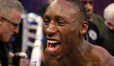 Carrington feted in Brooklyn for winning title, wants more