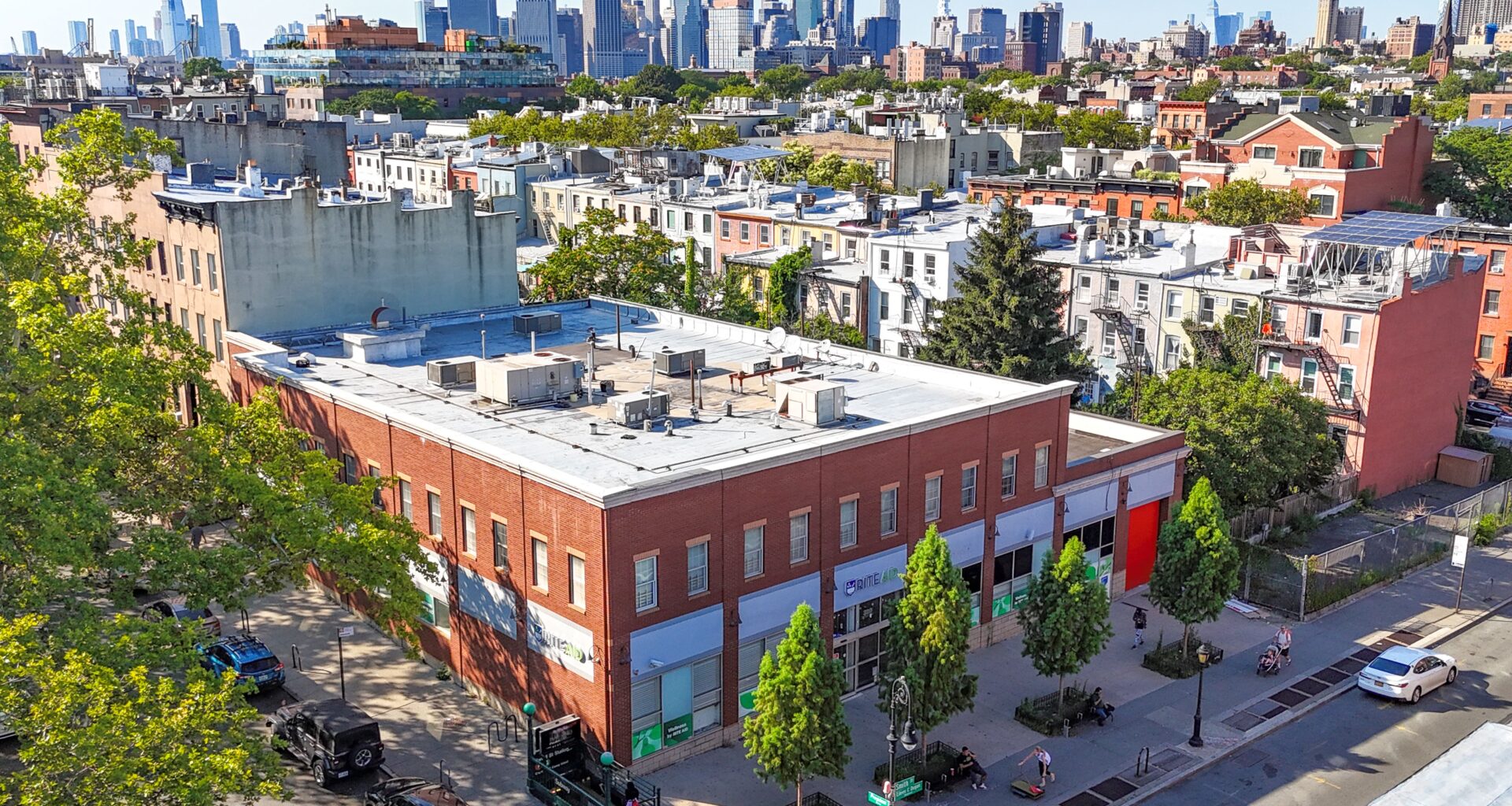 carroll gardens - aerial photo of a rite aide building