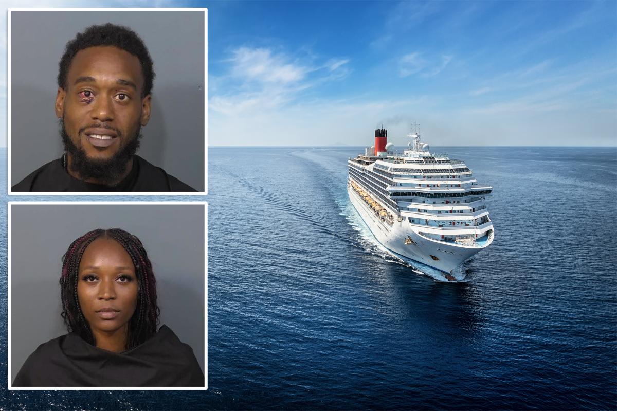 Cruise passengers Gannon Jacox and Brooklyn Hicks arrested in Port Canaveral after allegedly barging into family's cabin, attacking child