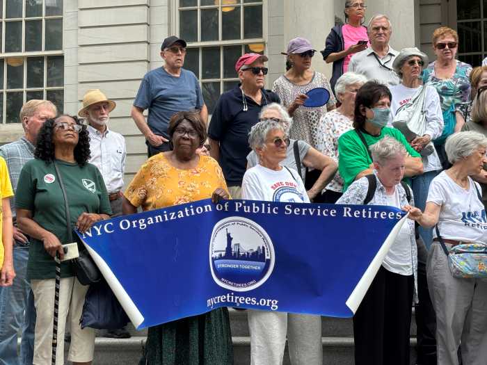 people gathered outside of a building