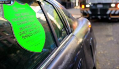 Warning stickers to be put on cars that aren't moved for alternate-side parking in NYC