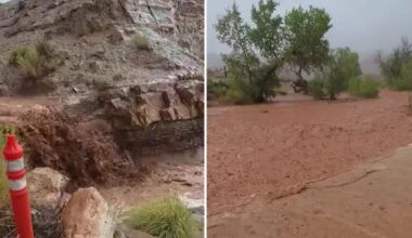 Dozens evacuated as flash floods hit Grand Canyon, wall of water wipes out trails