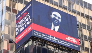 Florida official thanks 'Economic Developer of the Year' Mamdani with savage Times Square billboard