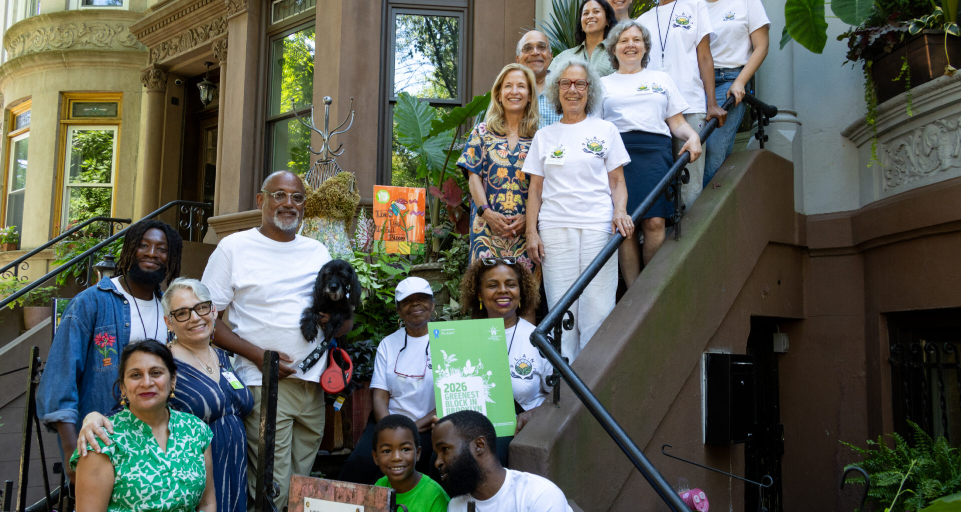 people on a stoop