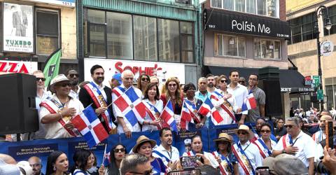 Dominican Day Parade Dazzles in Midtown before Trouble in Inwood