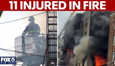 11 hurt in Bronx fire reportedly caused by explosion