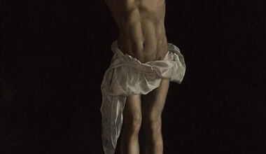 Francisco de Zurbarán, The Crucifixion, 1627. Oil on canvas, 114 3/10 × 65 ⅕ inches. © The Art Institute of Chicago. Courtesy the Art Institute of Chicago.